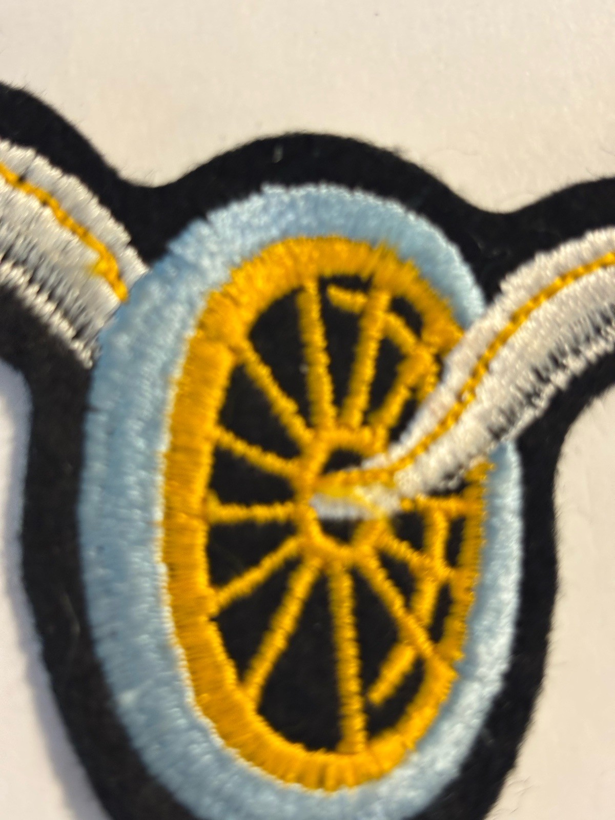 Department Traffic Motorcycle Wings & Wheel Patch
