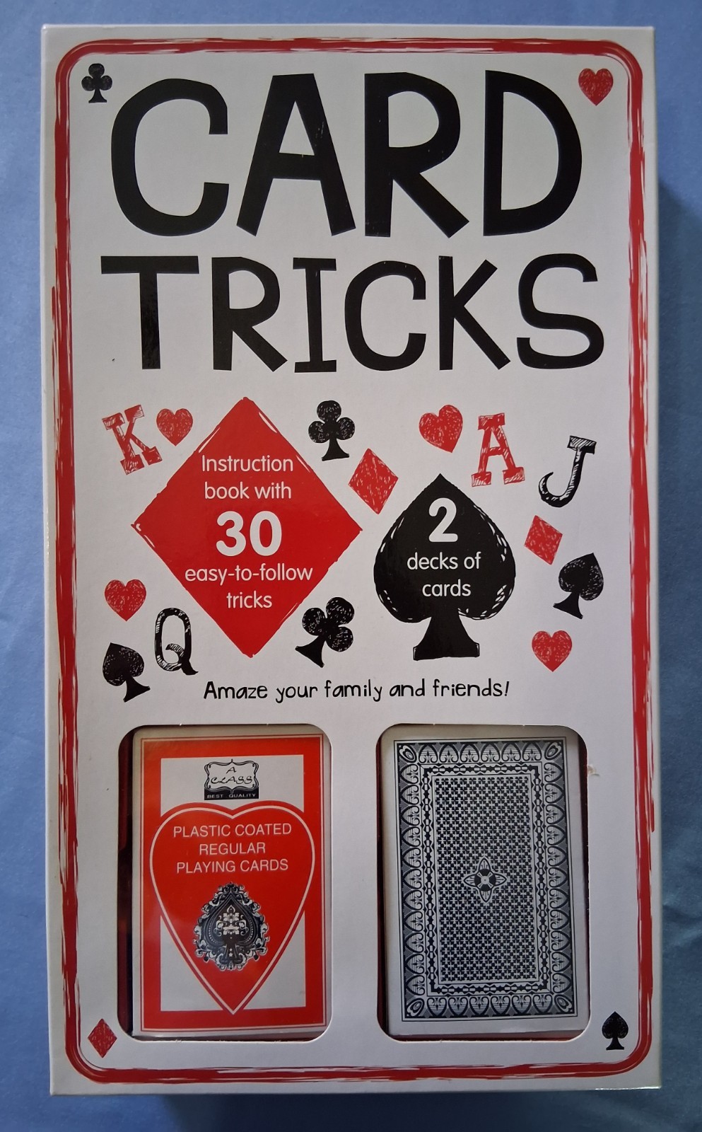 Sterling Innovation Card Tricks Magic Set, Book, 30 Tricks, 2 Decks
