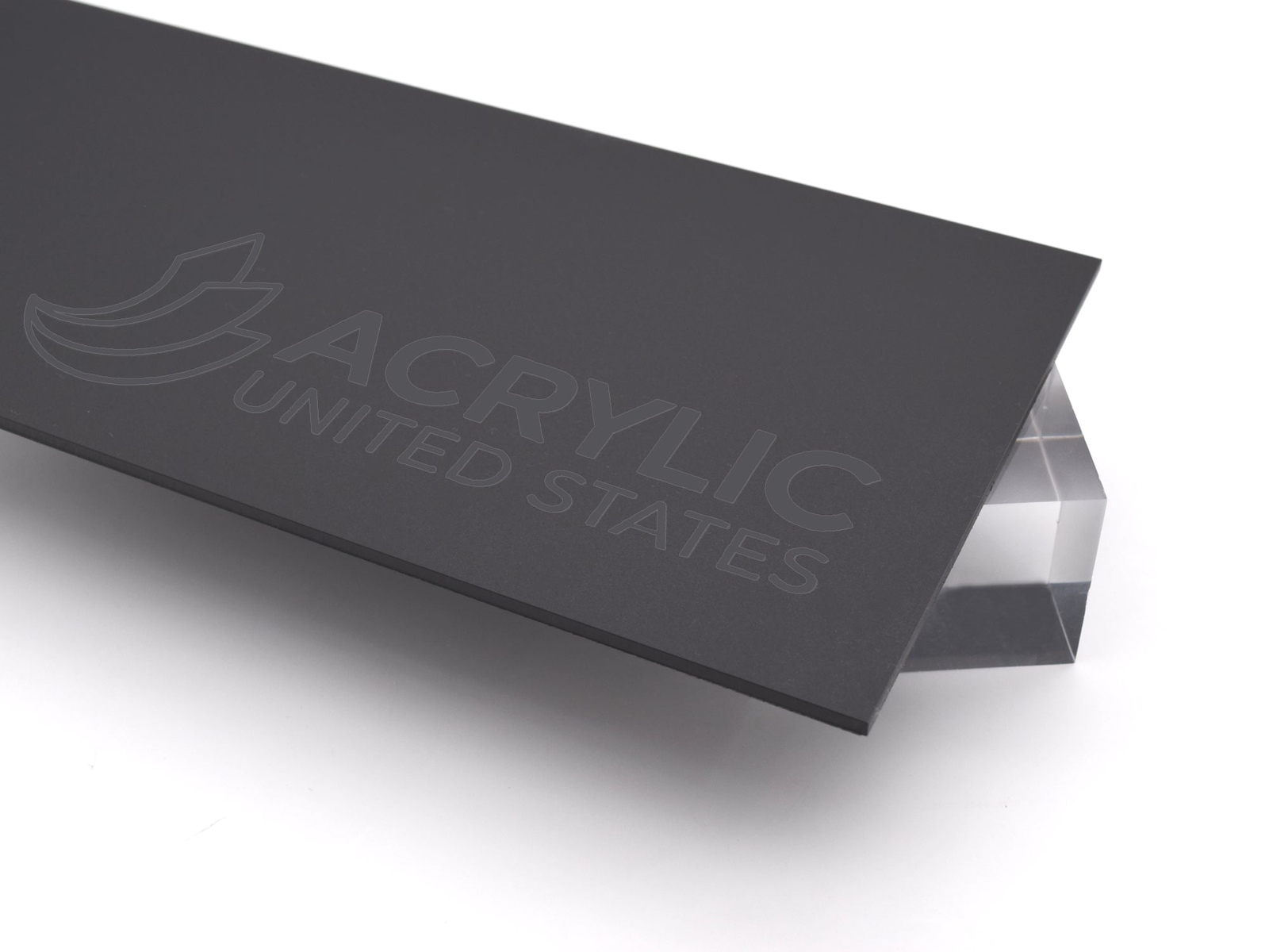 Acrylic Sheet 1/8"-1/4" Black #M2025 Frosted P95