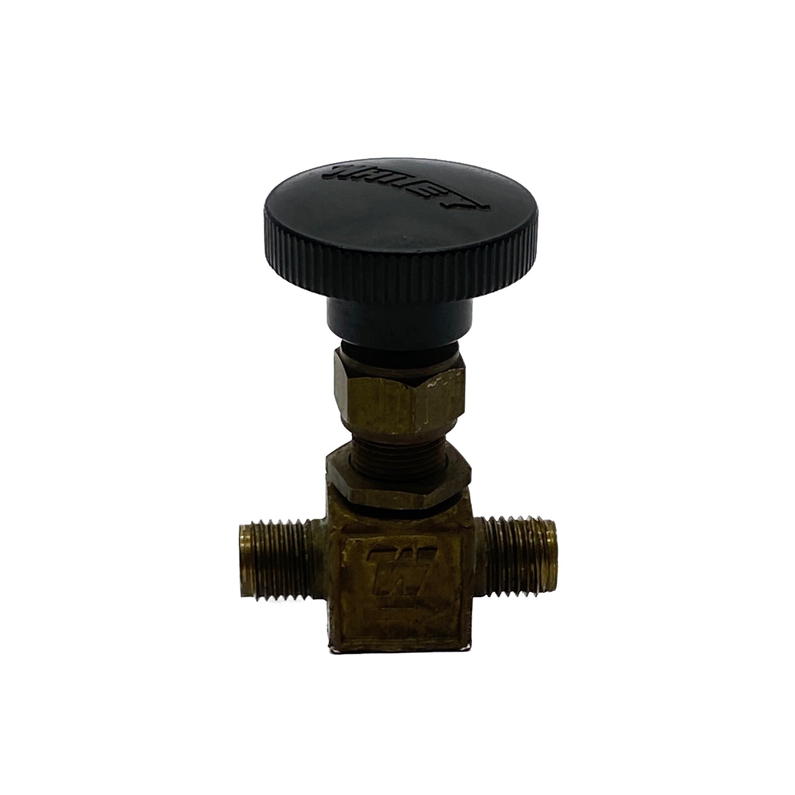 USED Swagelok 1/4” Brass Integral Bonnet Needle Valve B-1RS4
