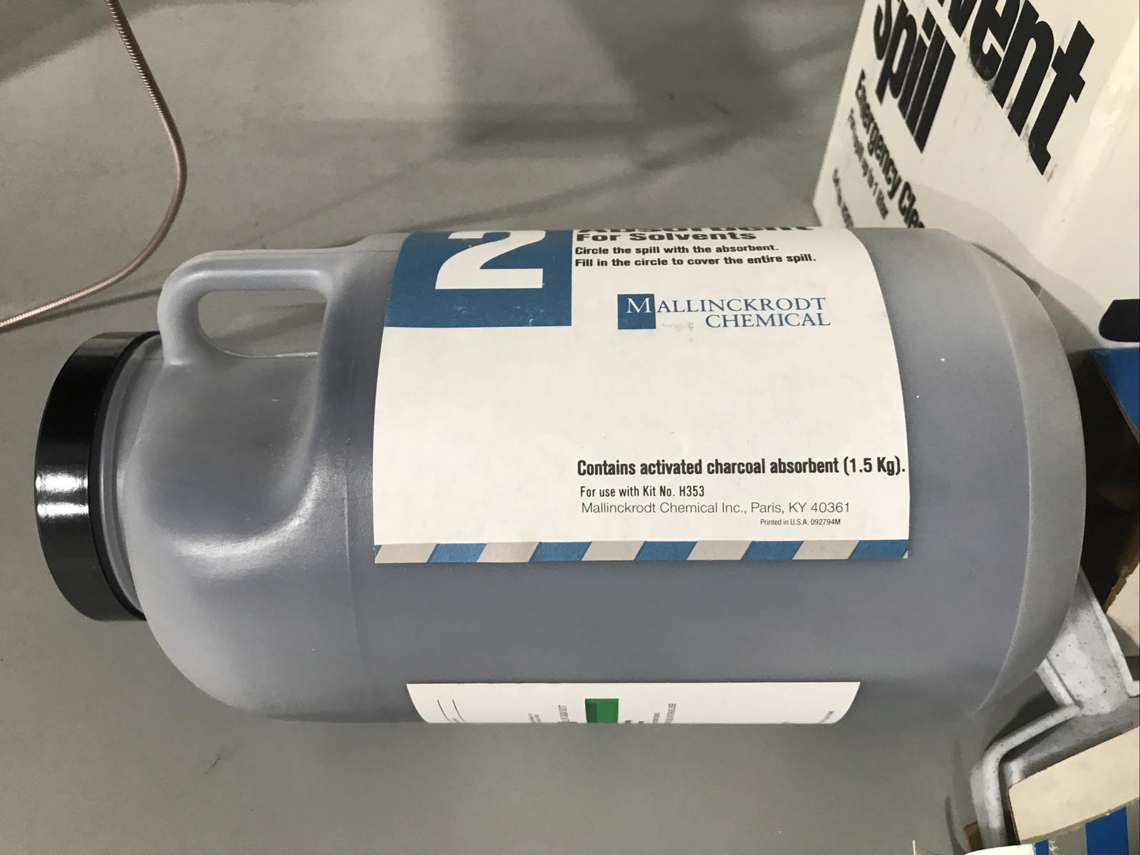 Mallinckrodt Solvent Spill Emergency Cleanup Kit