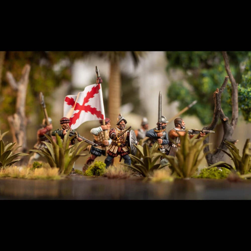 Wargames Atlantic Conquistador Sprue - x6 28mm Infantry
