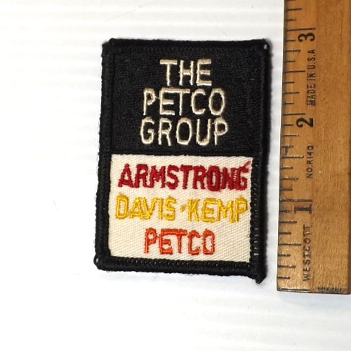 NOS Unused PETCO Group Petroleum Patch Vintage 1970's/1980's OIL Embroidered VG+