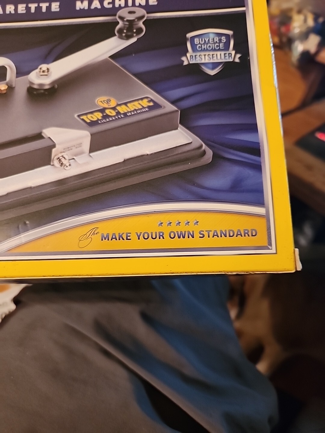 Top-O-Matic Cigarette Rolling Machine New in Box TMACH-EA-AD-CACA