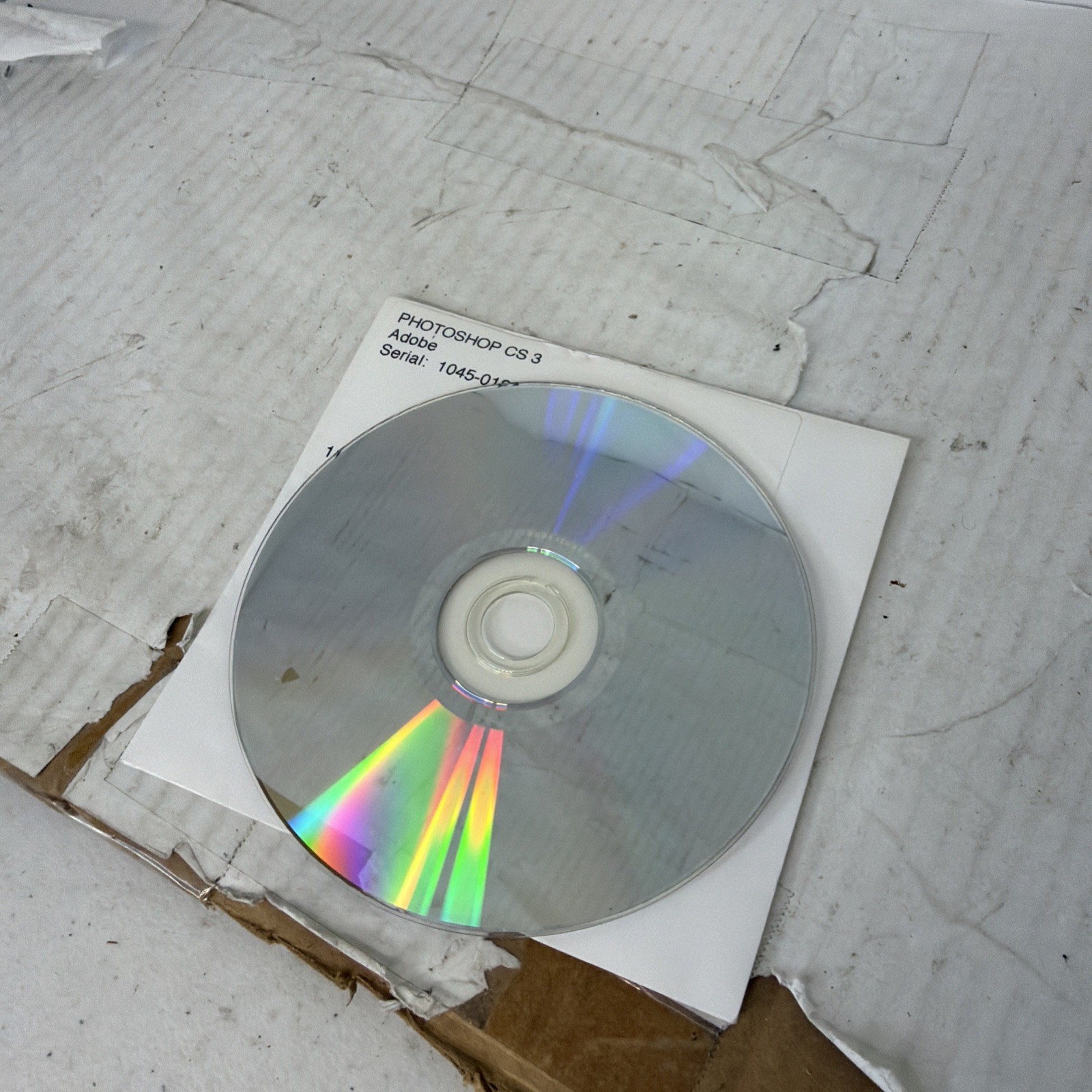 Adobe Photoshop CS3 For Macintosh Disc Only With Serial Number