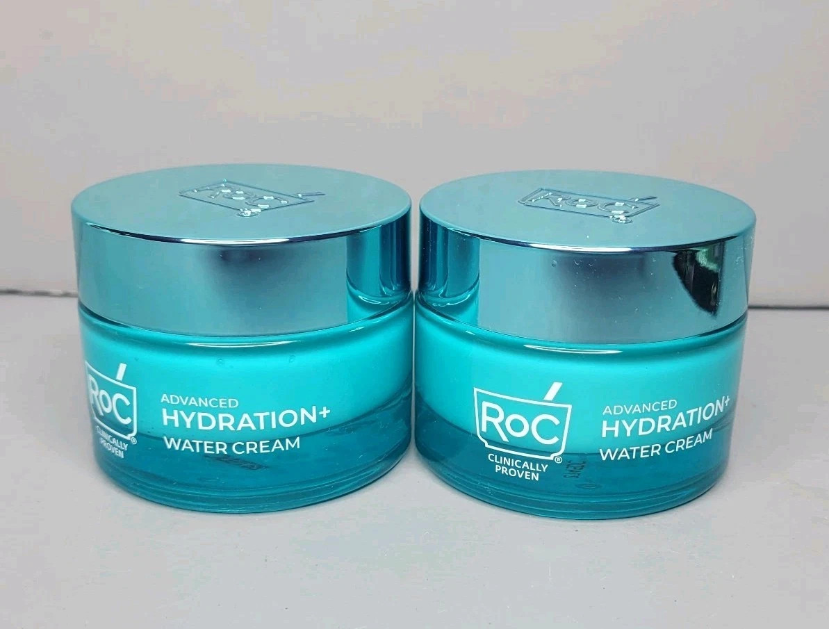 ROC Hydrate + Plump Water Facial Cream 2-pack Total 3.4 oz (1.7 OZ EACH)