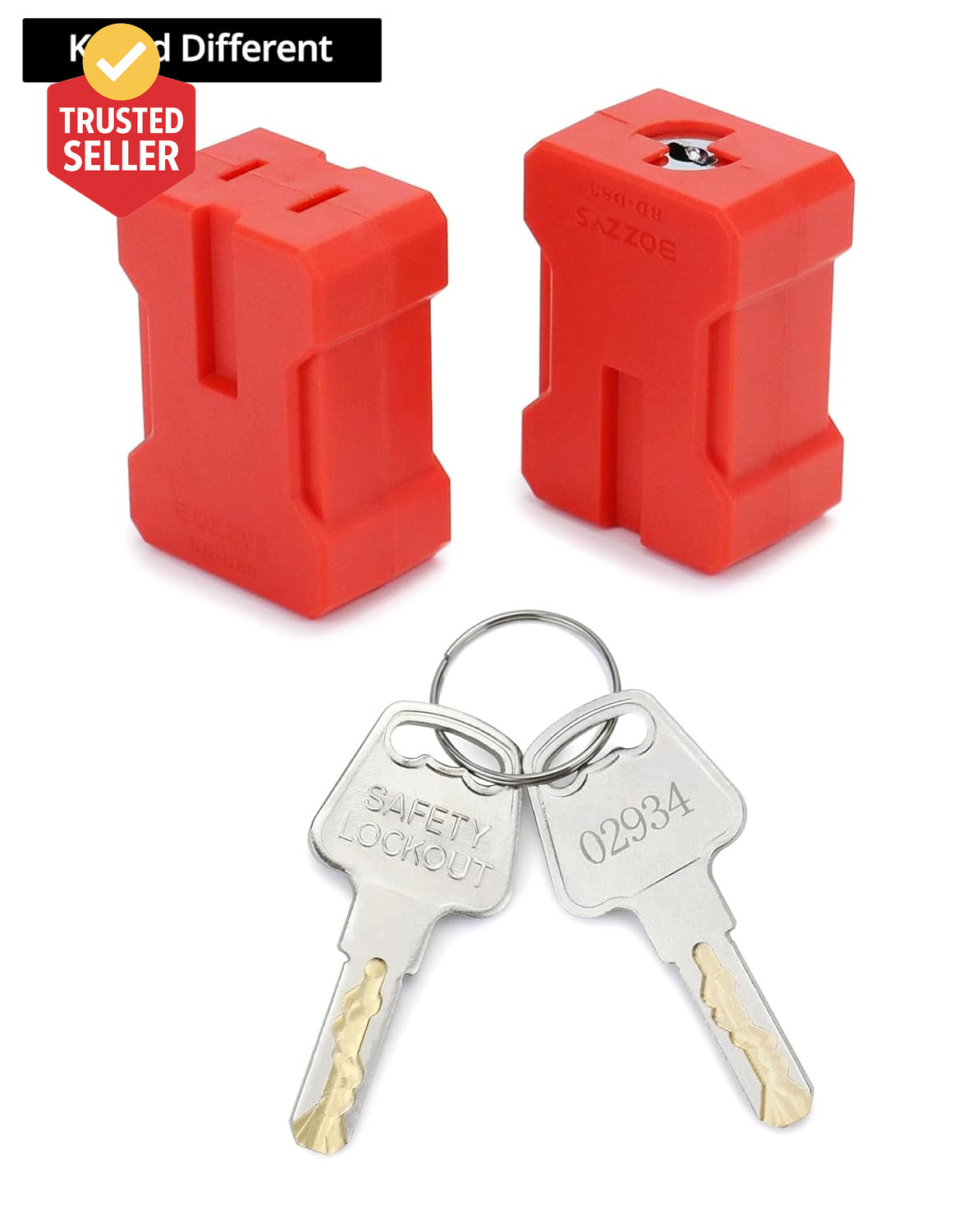 Electrical Cord Plug Lockout Device for Electrical Cord, 2 Pack Plug Locking Saf