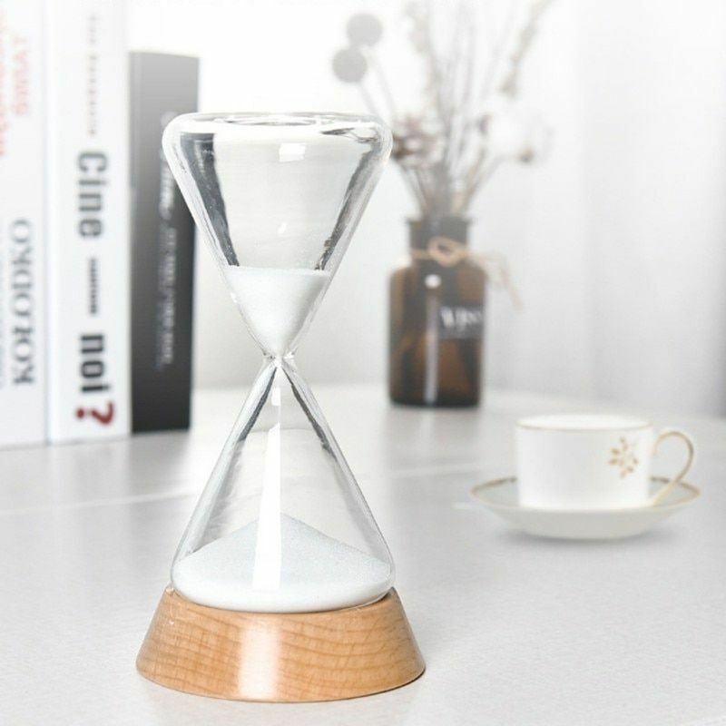 16cm Minutes Set Hourglass Sand Timer Watch Clock Table Ornament Home Decor