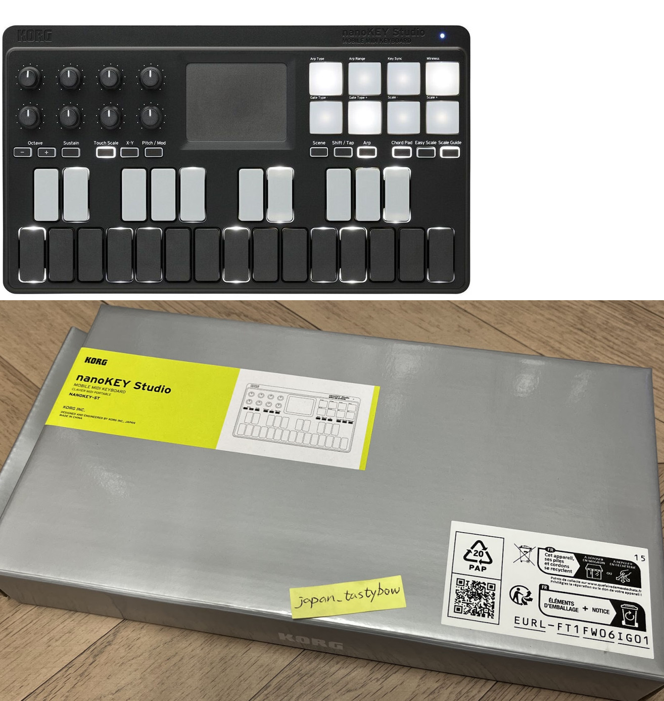 KORG NANOKEY-ST nanoKEY Studio Mobile Midi Keyboard Controller Bluetooth