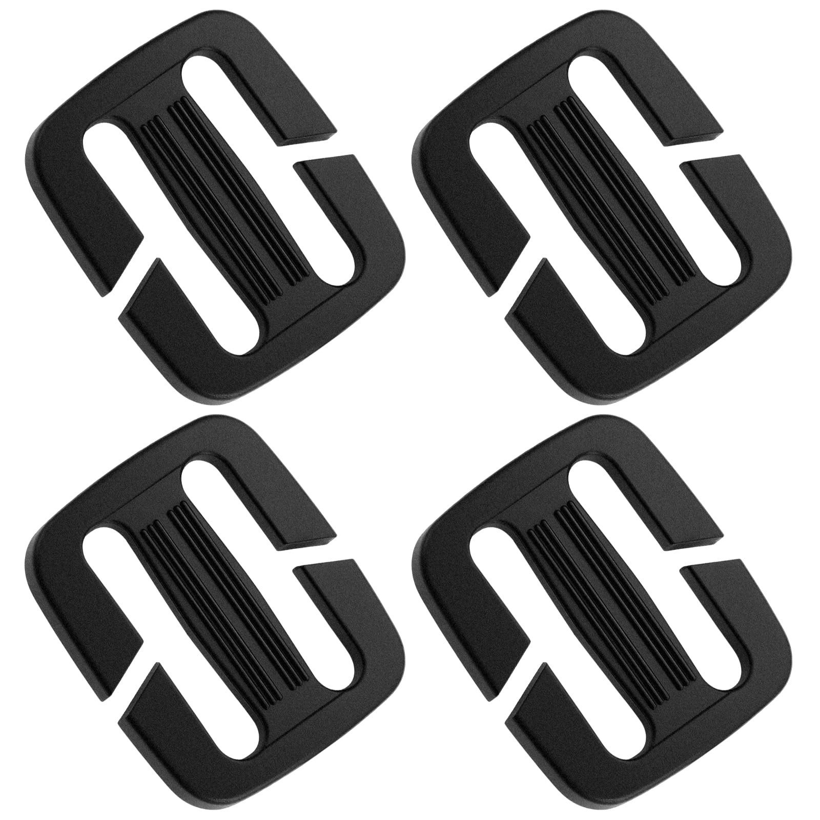 4 Pcs Backpack Strap Clips 1 Inch Detachable Webbing Buckle Nylon Shoulder St...
