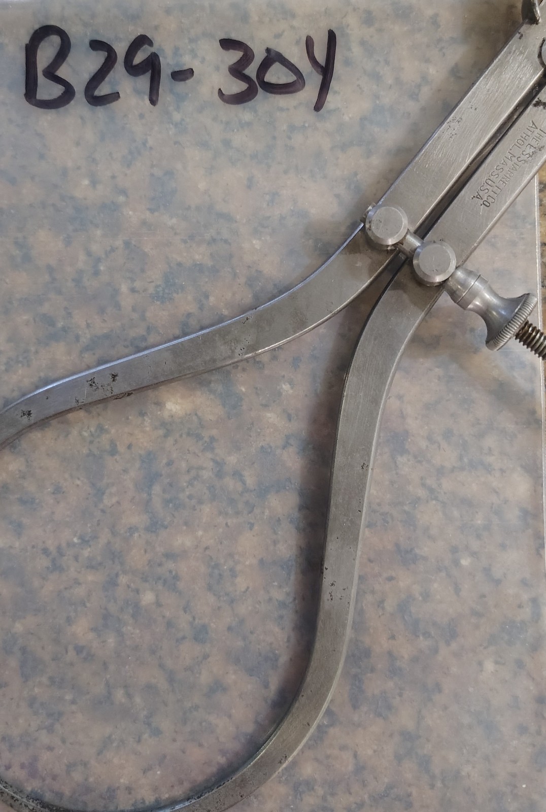 🗽 VINTAGE STARRETT TOOL 6" OD CALIPER