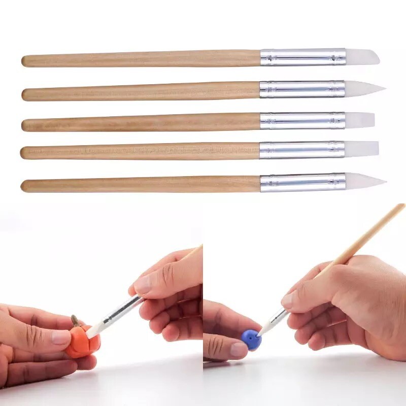 5-piece Eraser Pen Shaping Sculpture Clay Carving Tools