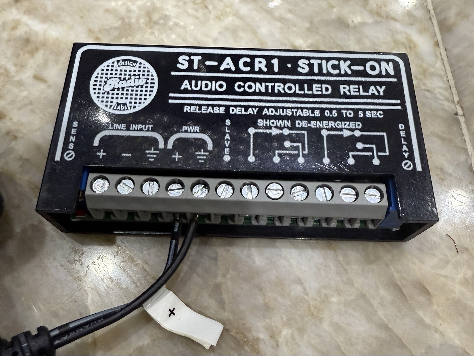 RDL ST-ACR1 Line-Level Audio Controlled Relay ACR1 B-7
