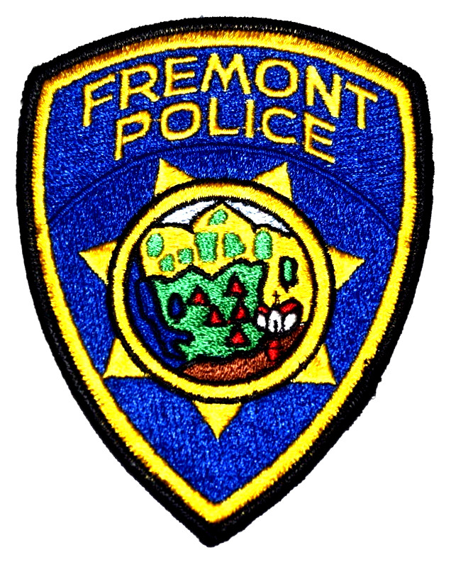 FREMONT CALIFORNIA CA Police Patch CITYSCAPE CHURCH TREES 5” 4J