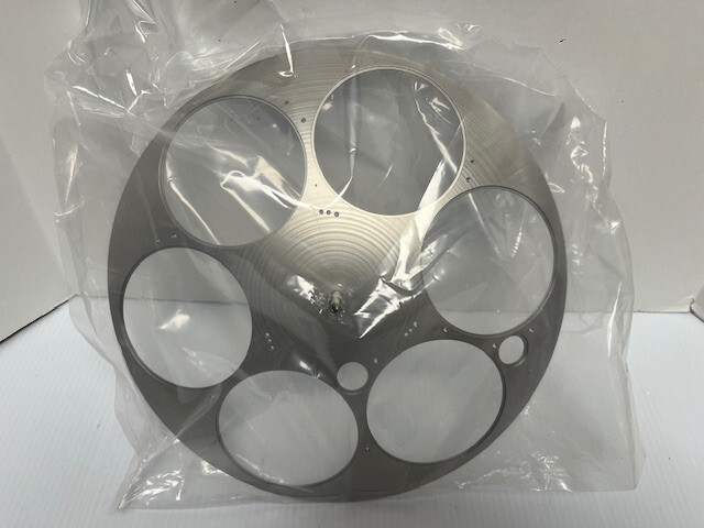 ADVENT 4" (100 MM) WAFER PLANATARY DOME ASSEMBLY, HOLDS 6 WAFERS, NOS