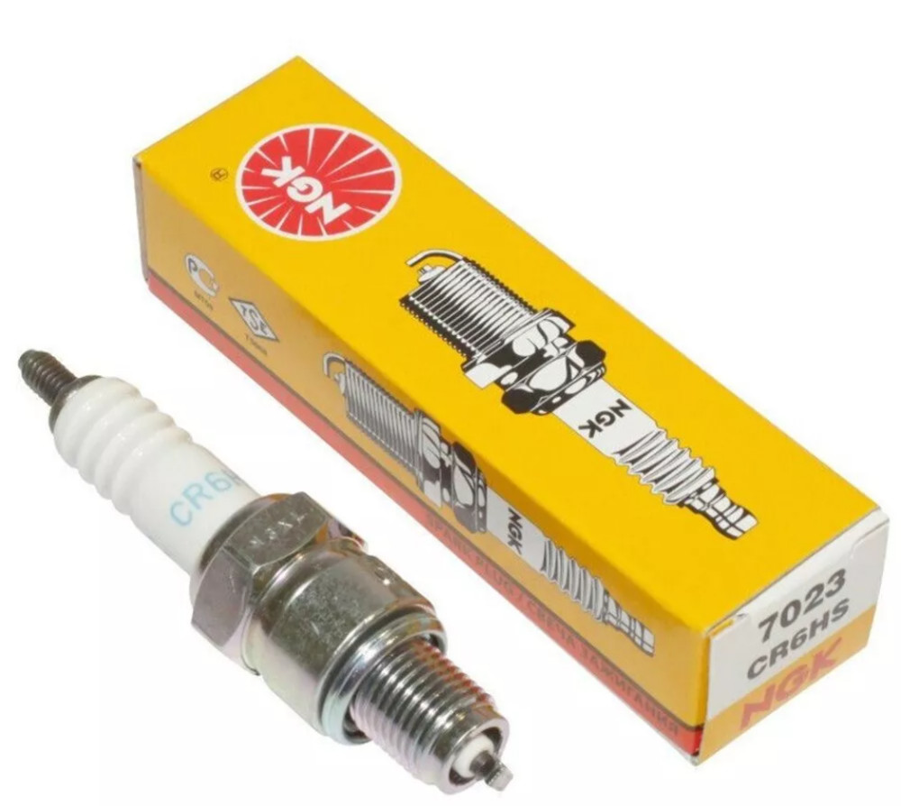 QTY 3 | 1985-2024 NGK Standard Spark Plugs CR6HS #7023 Motorcycle ATV Scooter