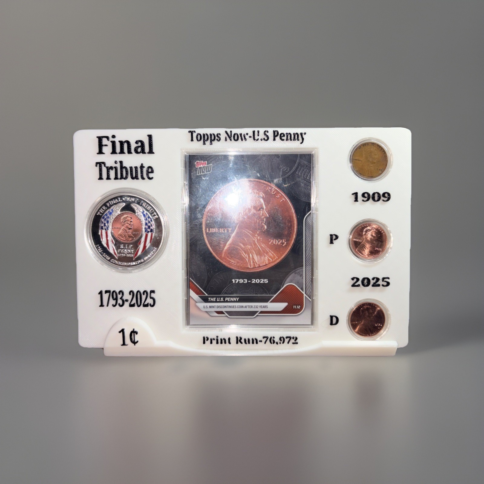 2025 Lincoln Penny display first and last