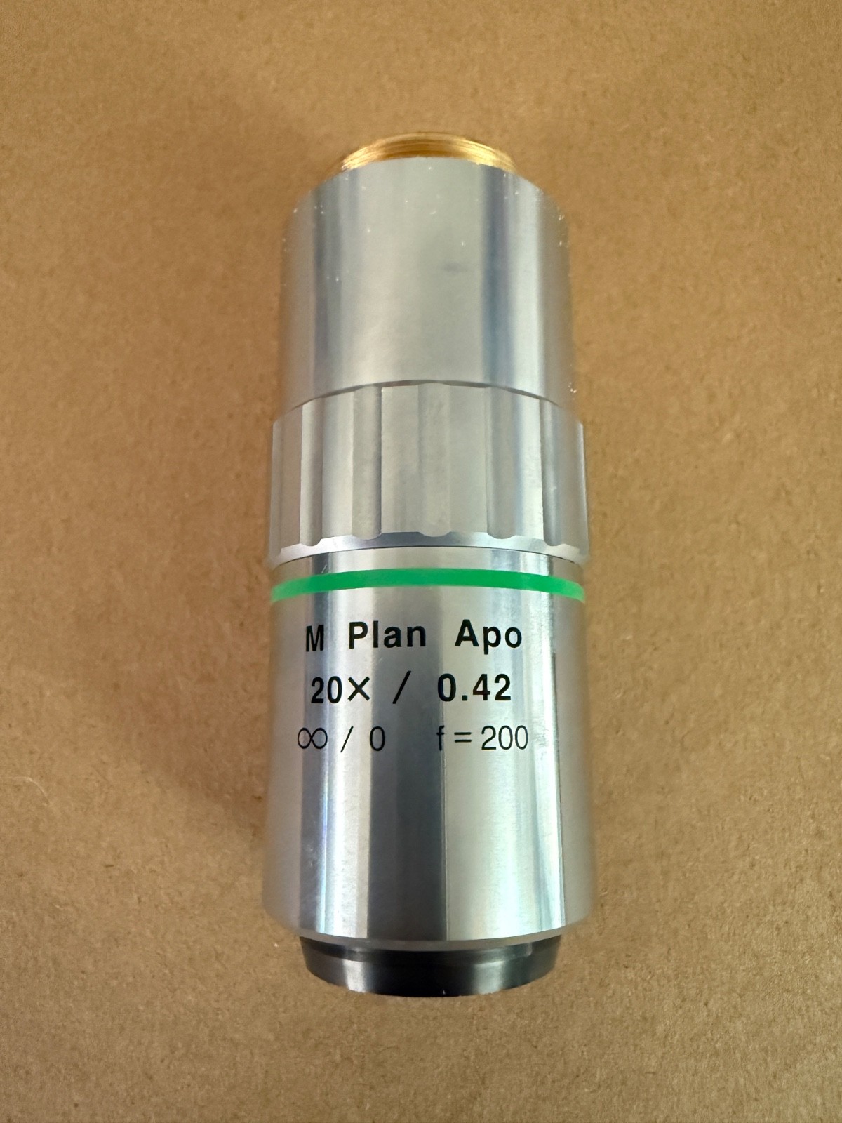 Mitutoyo M Plan Apo Microscope Objective Lens 20X / 0.42