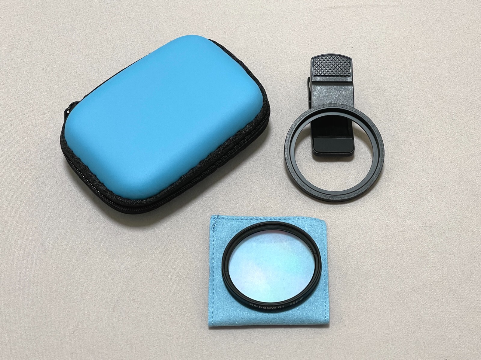 Rainbow Diffraction Acrylic Filter for Mobile Phone