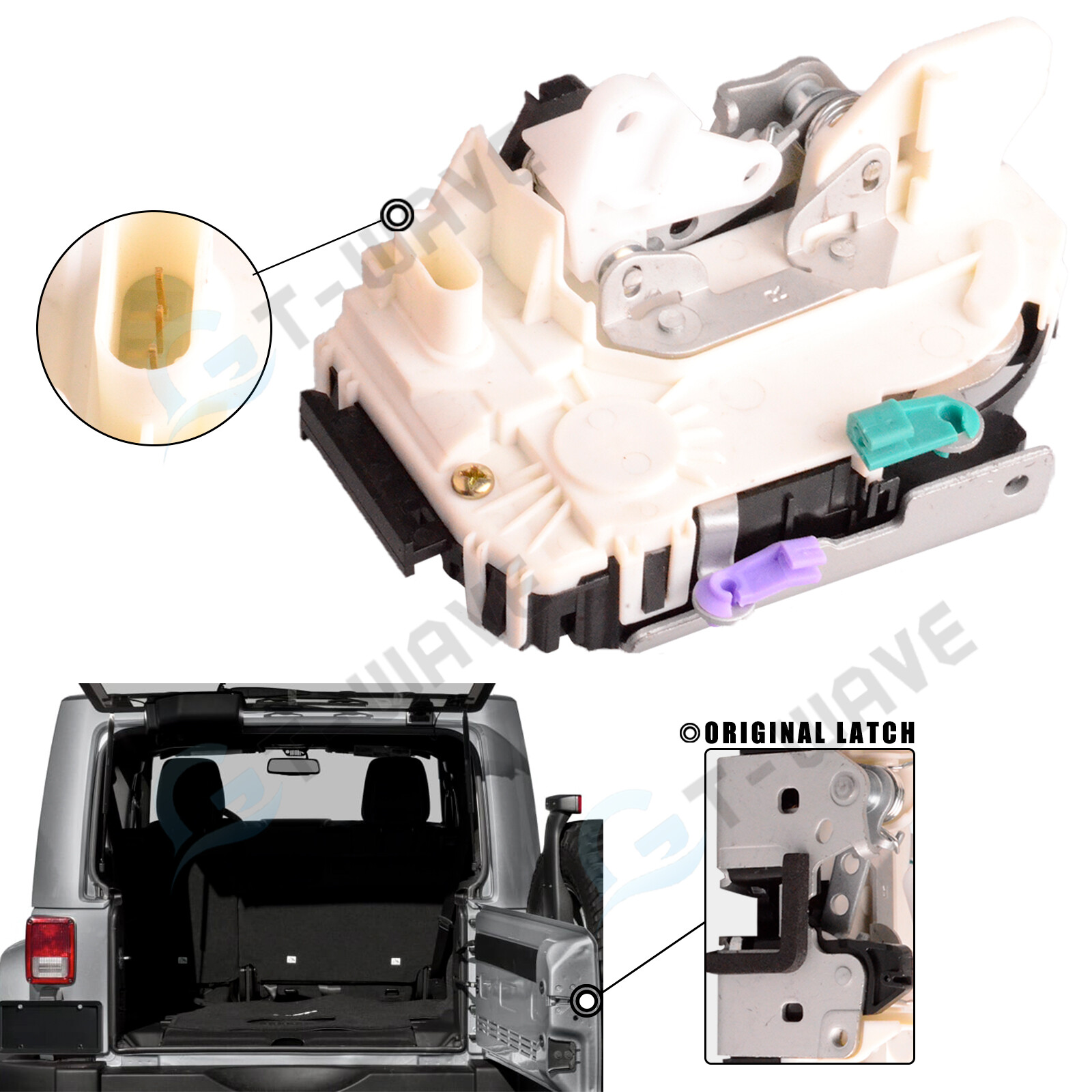 NEW Tailgate Lock Trunk Latch Actuator for 2007-2017 Jeep Wrangler