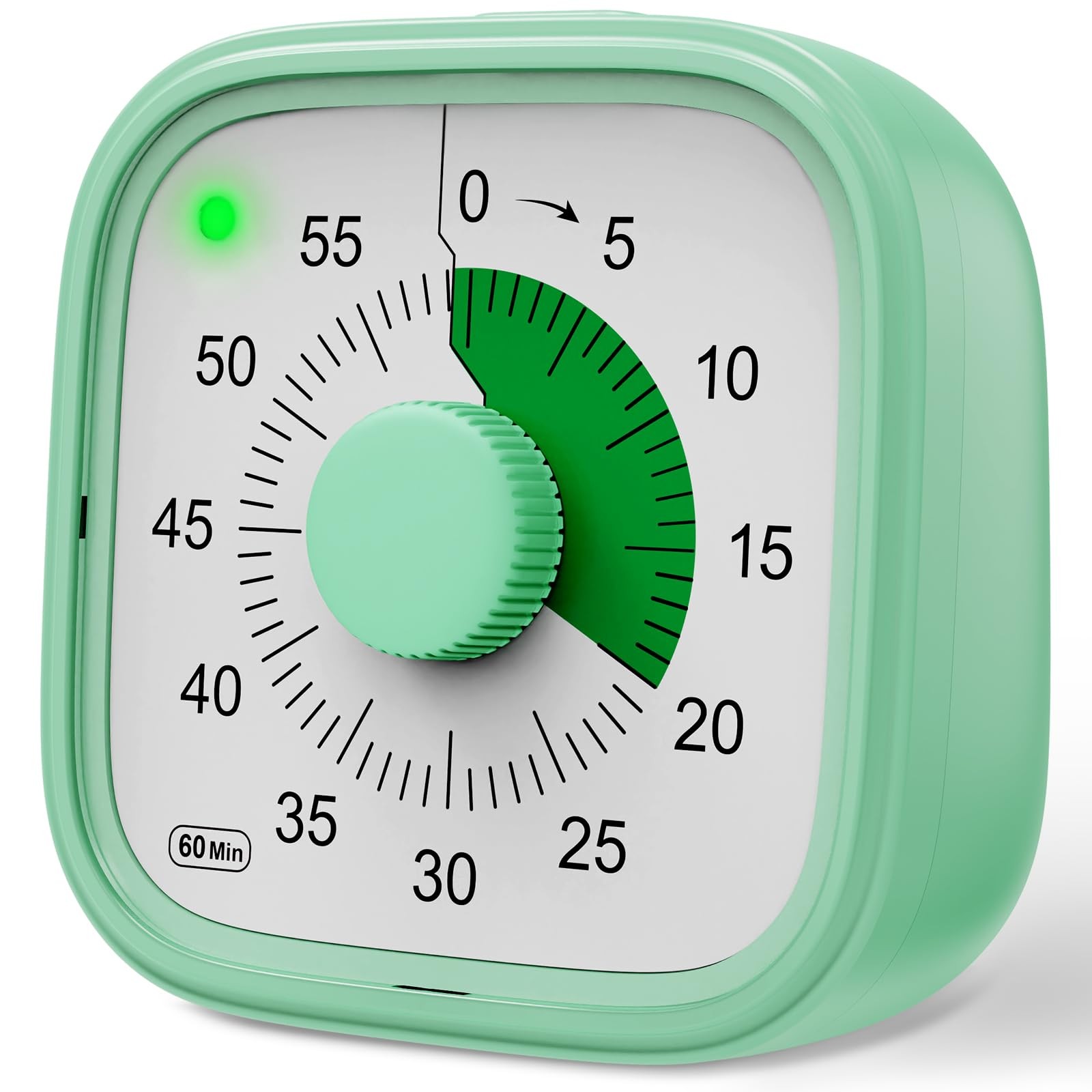 Visual Timer, Pomodoro Timers for Kids Adults, 60-Minute Countdown Desk Timer...