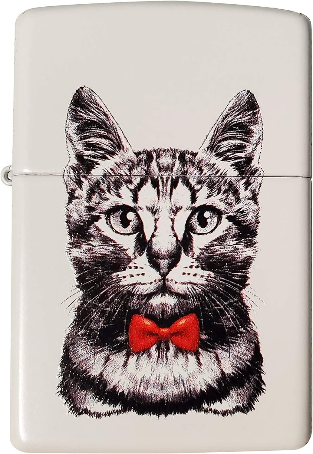 Zippo Lighter- Personalized Engrave Cool Cat Bow Kitten Puddy Bow Kitten #Z5494