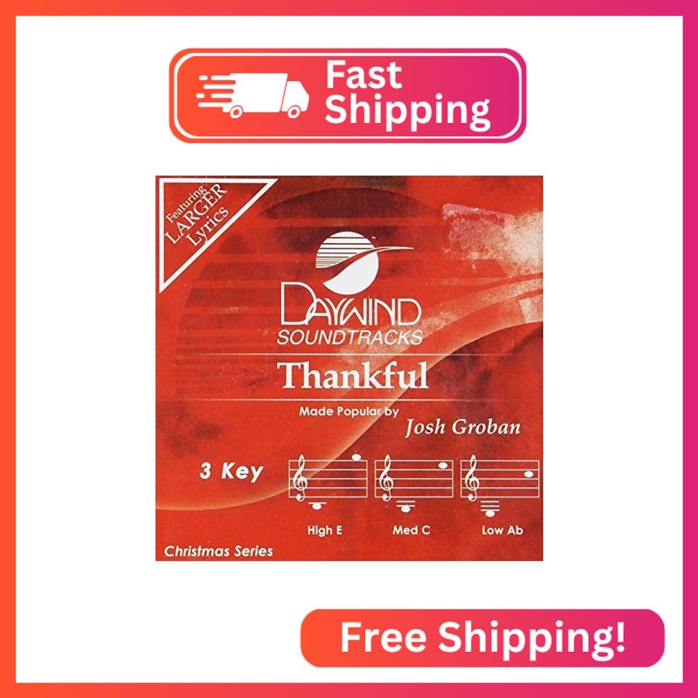 Thankful [Accompaniment/Performance Track]