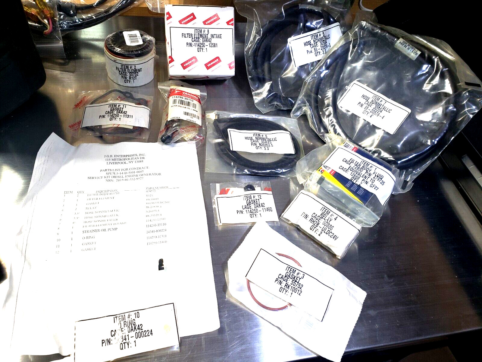 SERVICE KIT DIESEL ENGINE 3KW mep 831A & 832A  2815-01-532-9527