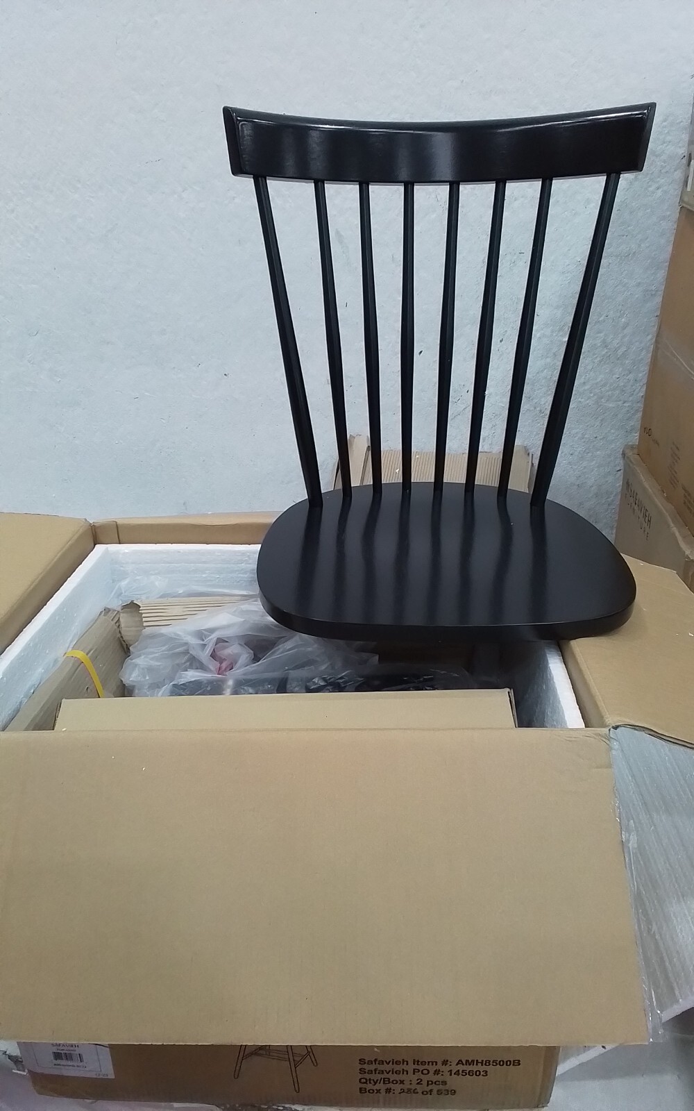 Safavieh PARKER SPINDEL SIDE CHAIR, Reduced Price 2172739302 AMH8500B