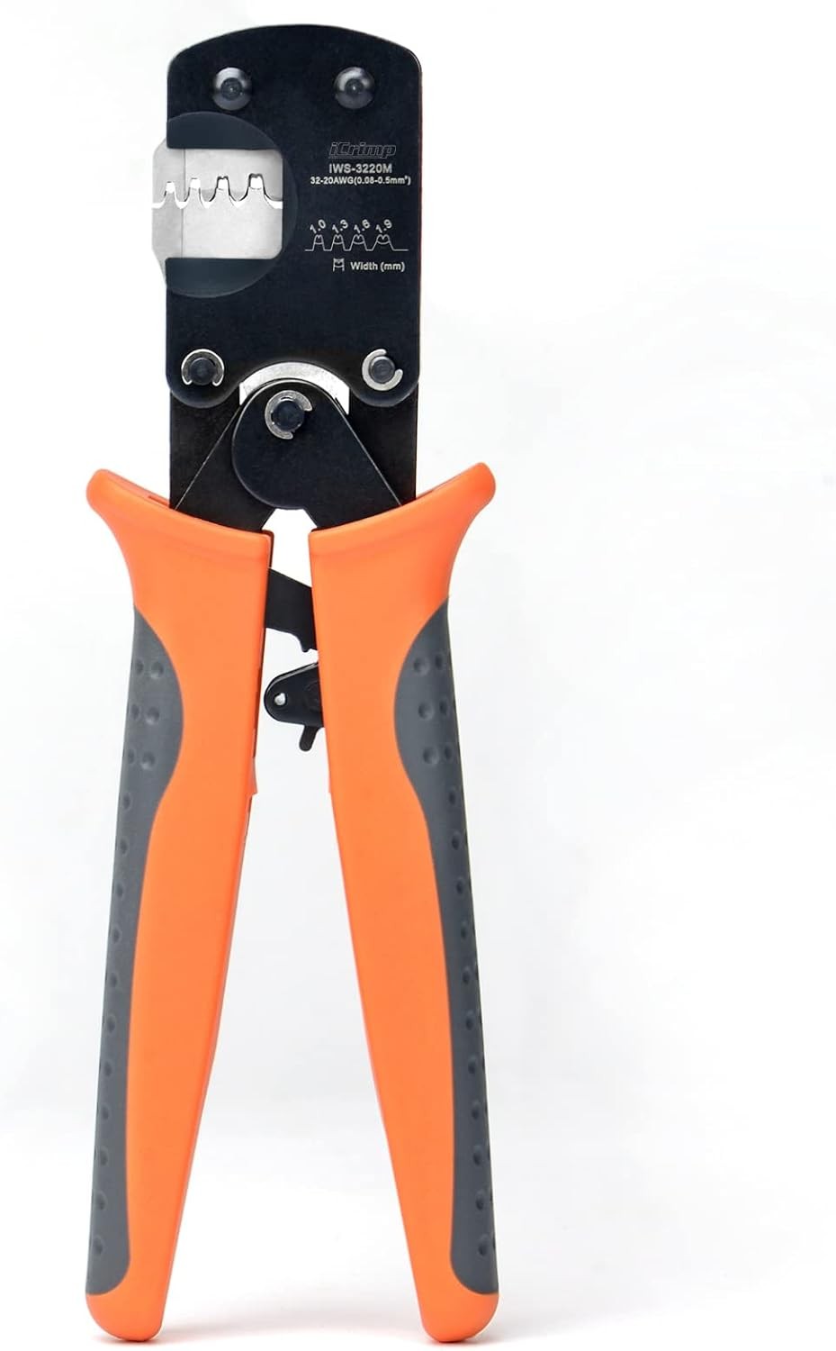 IWISS IWS-3220M Micro Connector Pin Crimping Tool 32-20AWG 0.03-0.52mm² Ratchet