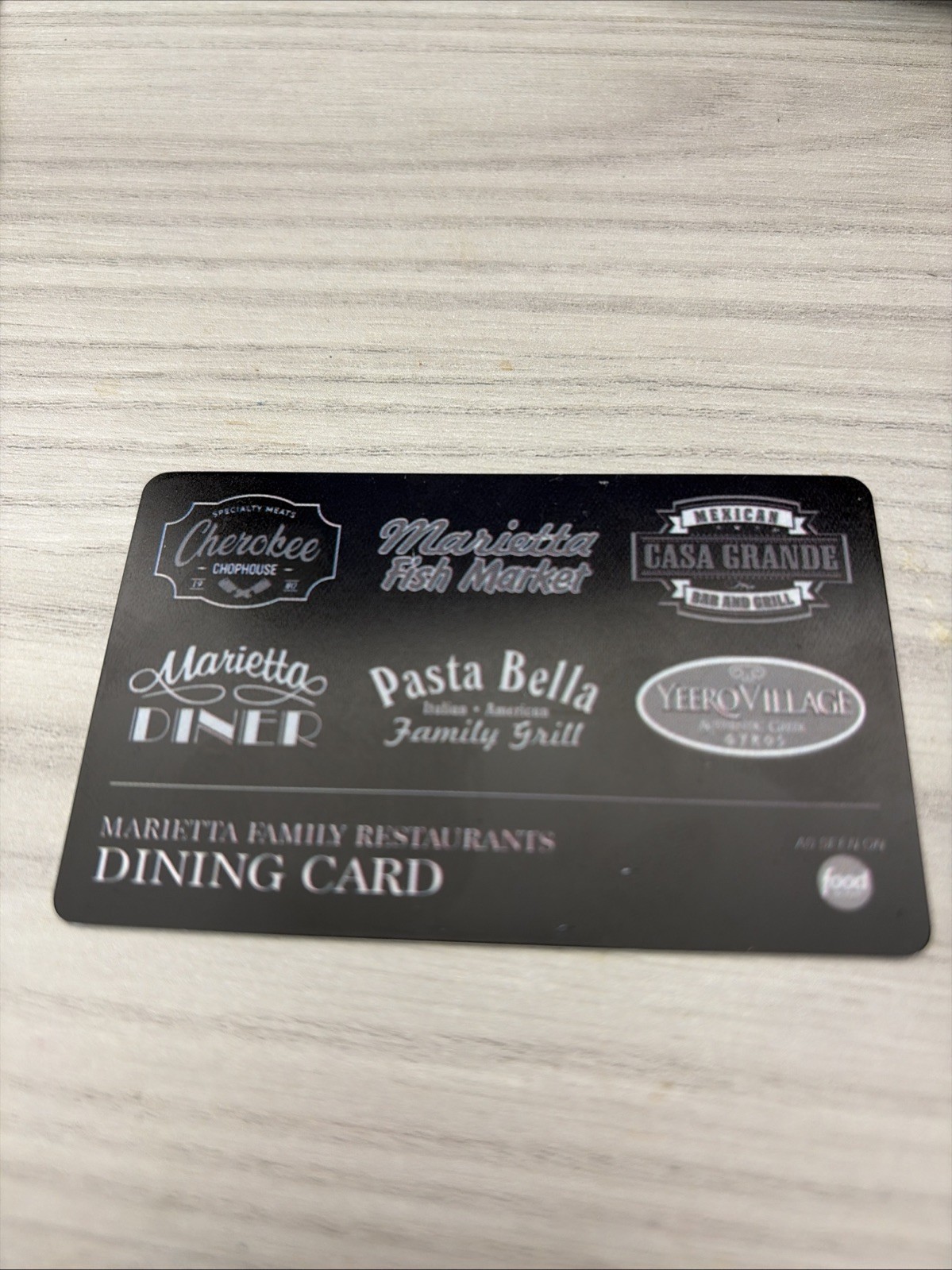 $200 Gift card - Marietta Family Restaurants