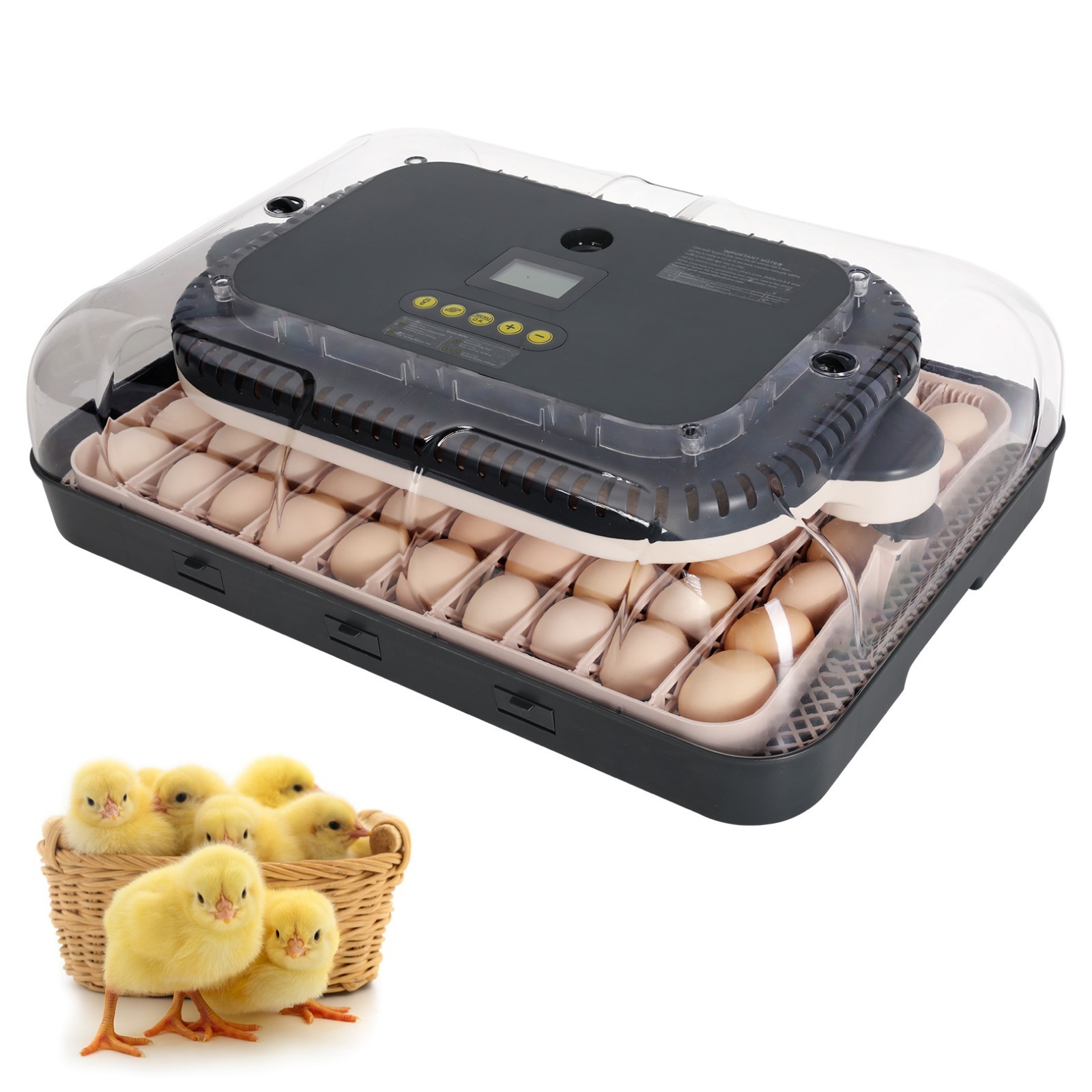 70 Eggs Incubator Automatic Digital Chicken Egg Hatcher Temperature Control NEW