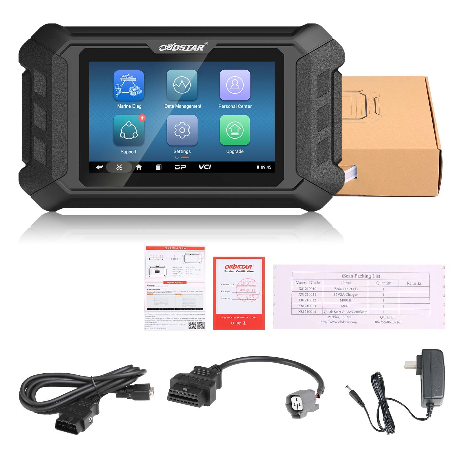 OBDSTAR iScan For YAMAHA Marine Diagnostic Tablet Code Read Data Flow ActionTest
