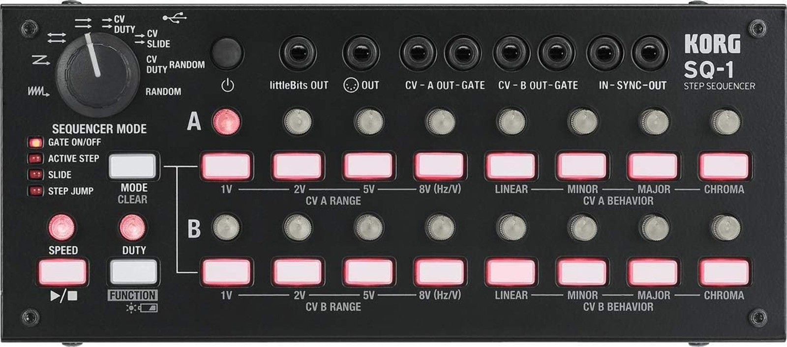 Korg SQ-1 Step Sequencer w/ MIDI Cable