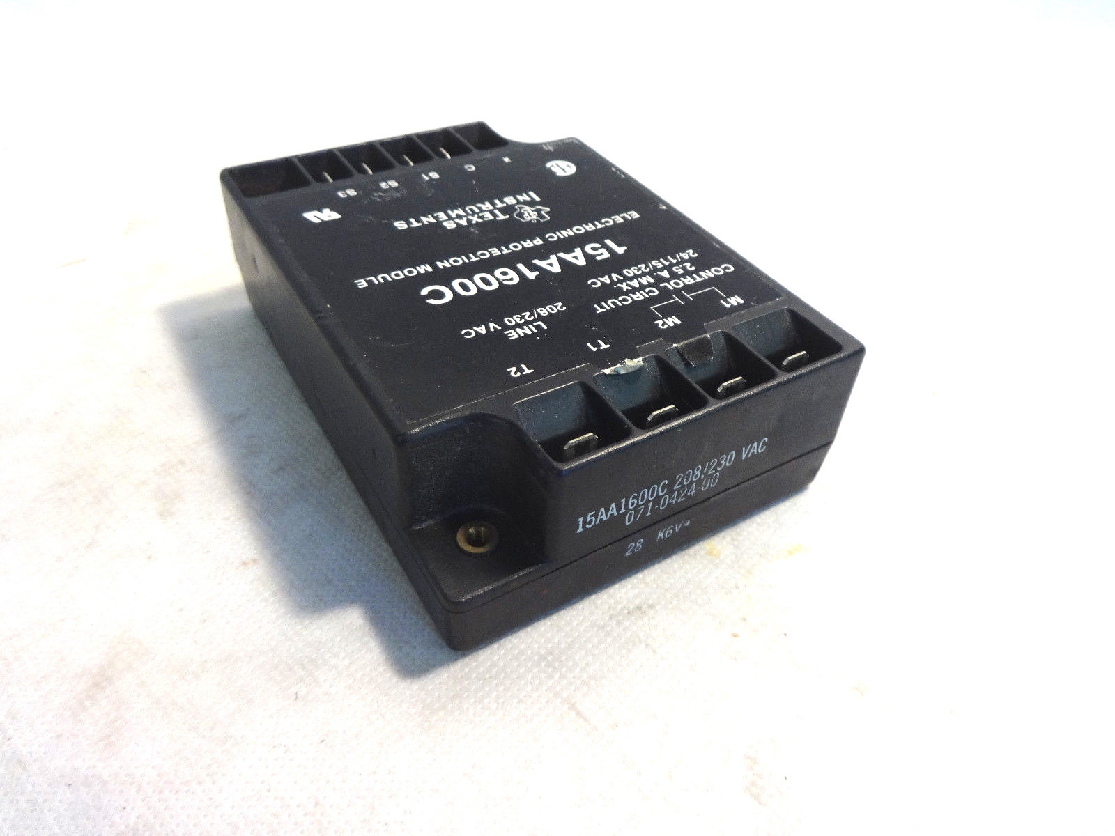 TEXAS INSTRUMENTS 15AA1600C ELECTRONIC PROTECTION MODULE