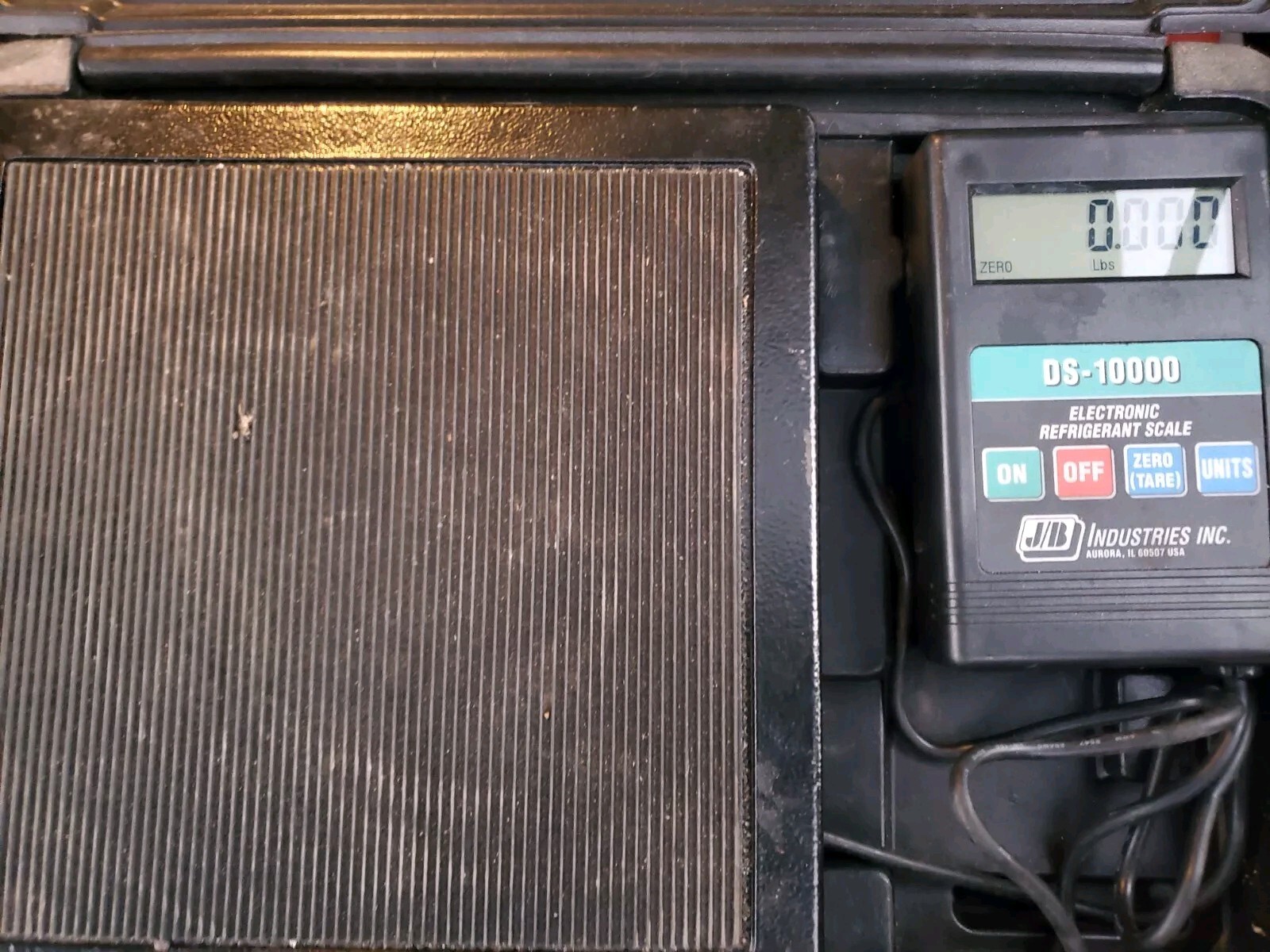 JB INDUSTRIES DS-10000 Refrigerant Scale,Electronic ** Tested Working **