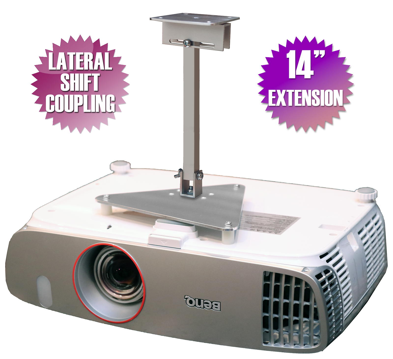 Projector Ceiling Mount for BenQ HT2050 HT2050A HT2150ST HT3050 W1110 W2000