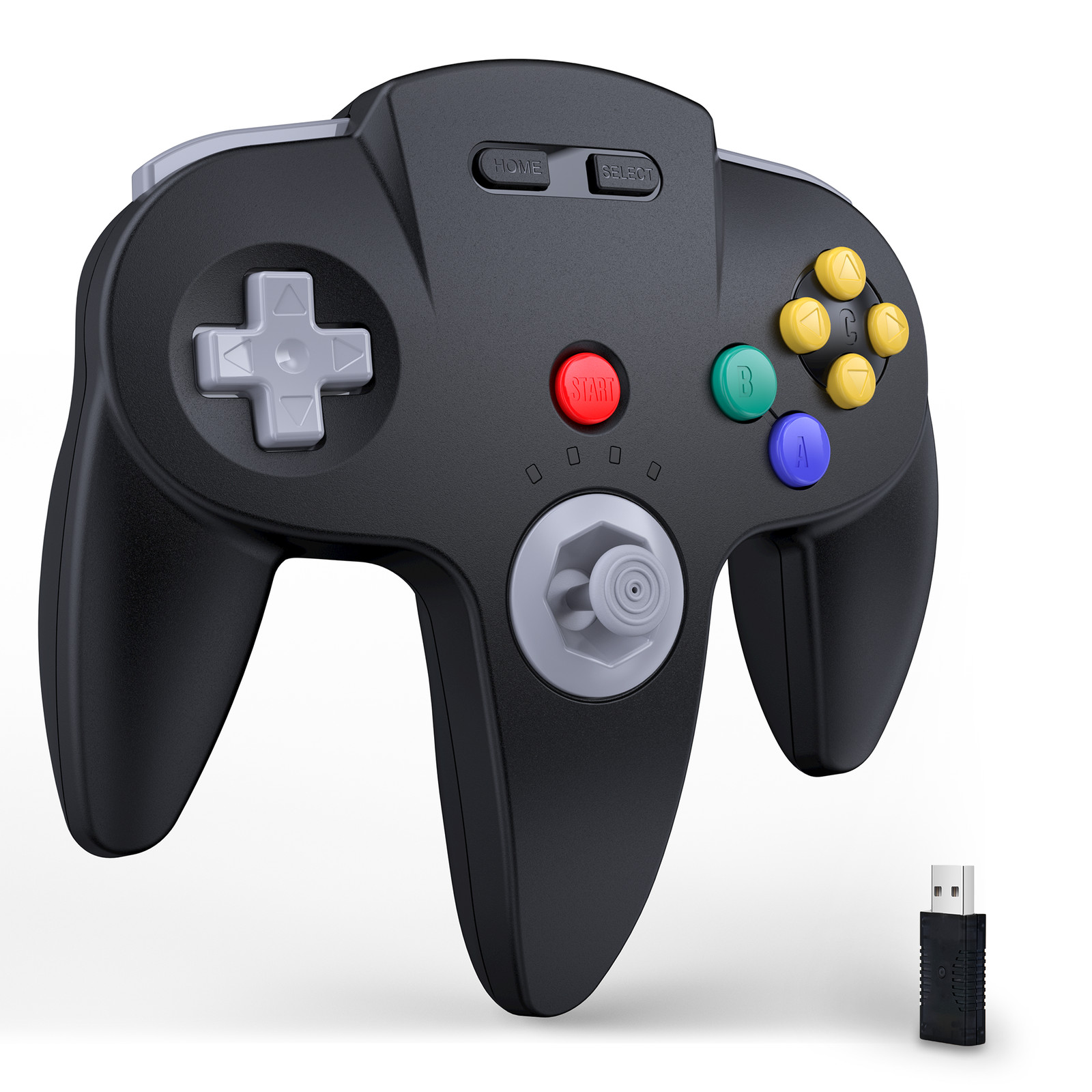 2.4G Wireless N64 Switch Controller for Nintendo Switch NSO PC Mac Raspberry Pi
