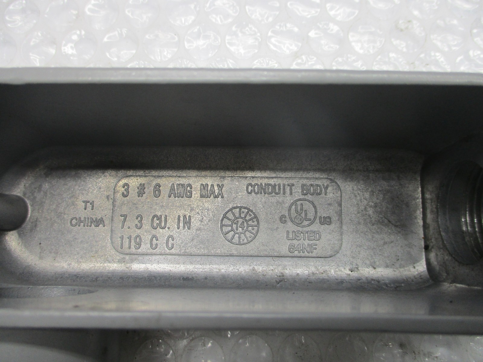 RACO LR075 CONDUIT BODY NSNP