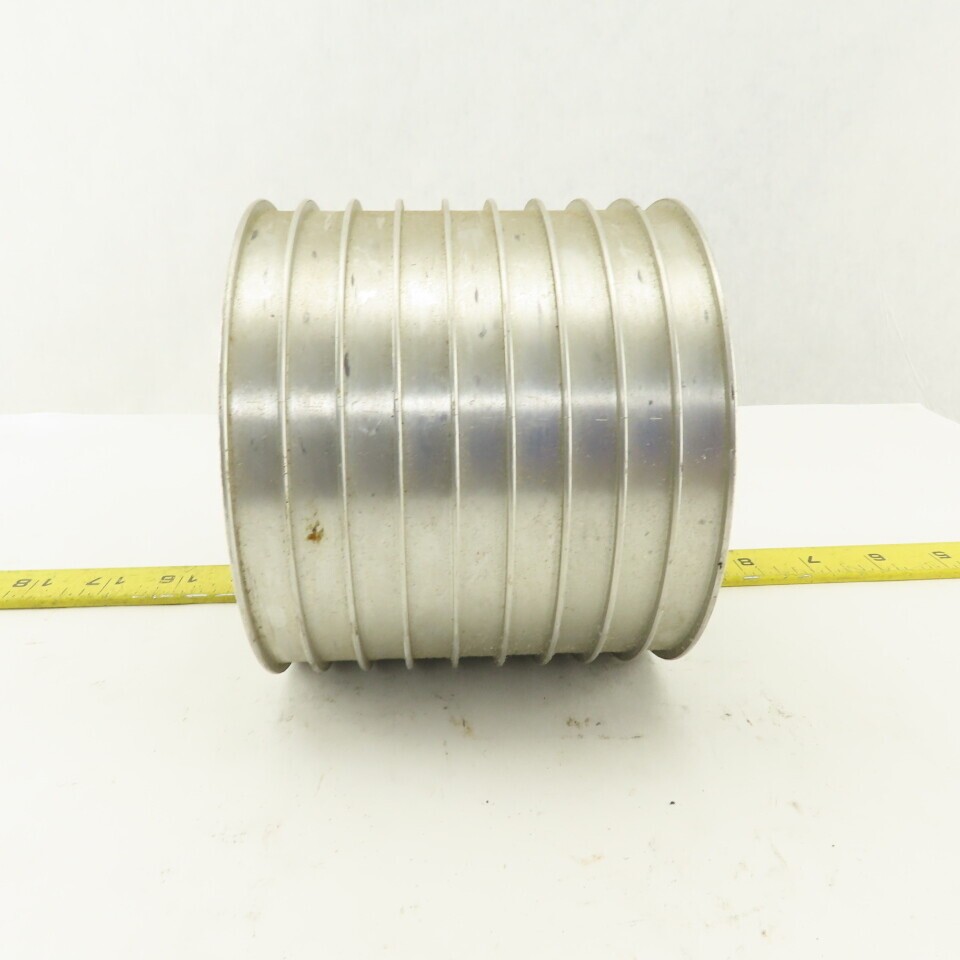 5-1/4" x 4-3/8" 9 Groove Textile Paper Strip Material Separating Sheave