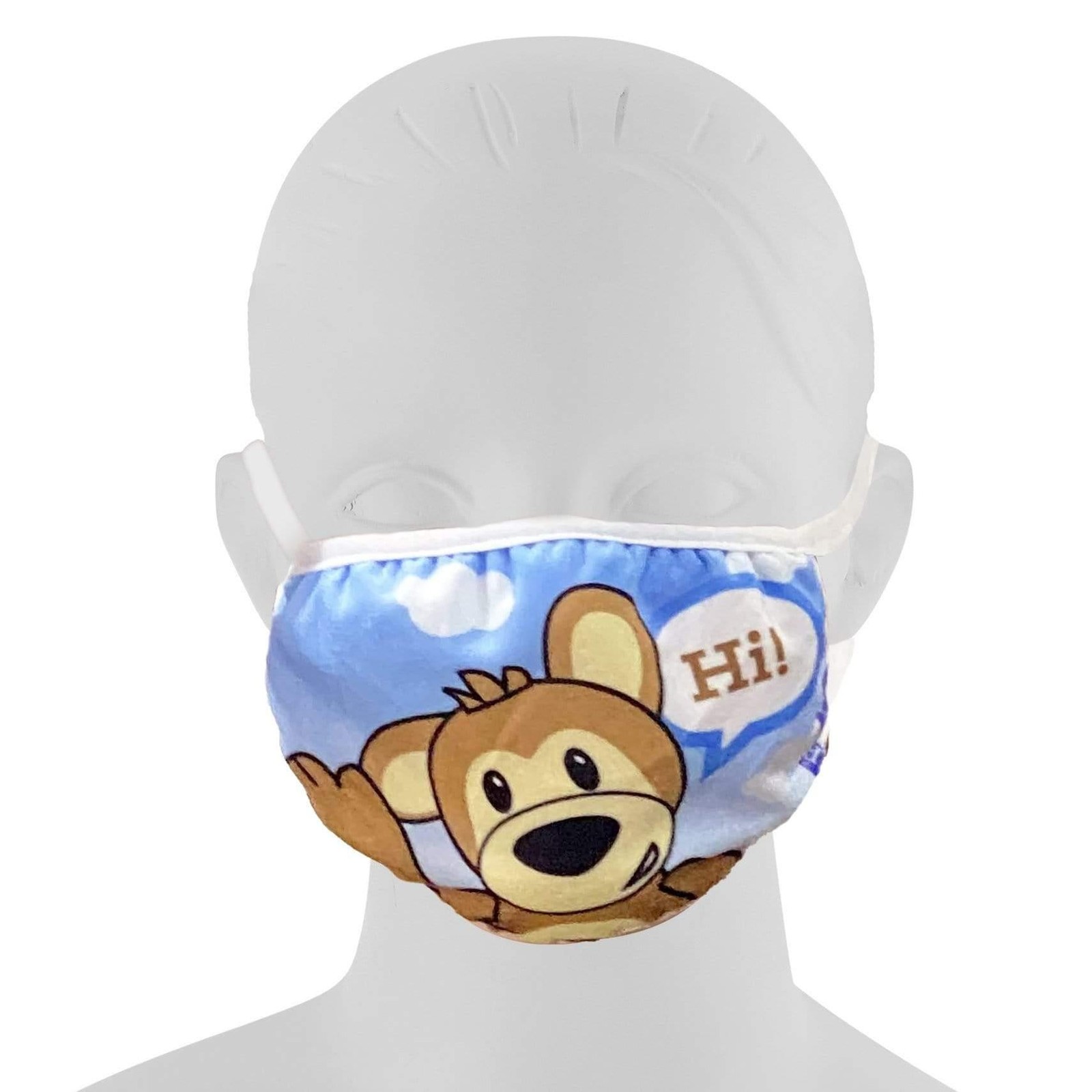Mixed Pawley And Poppy Adjustable Face Masks (6 Pack)