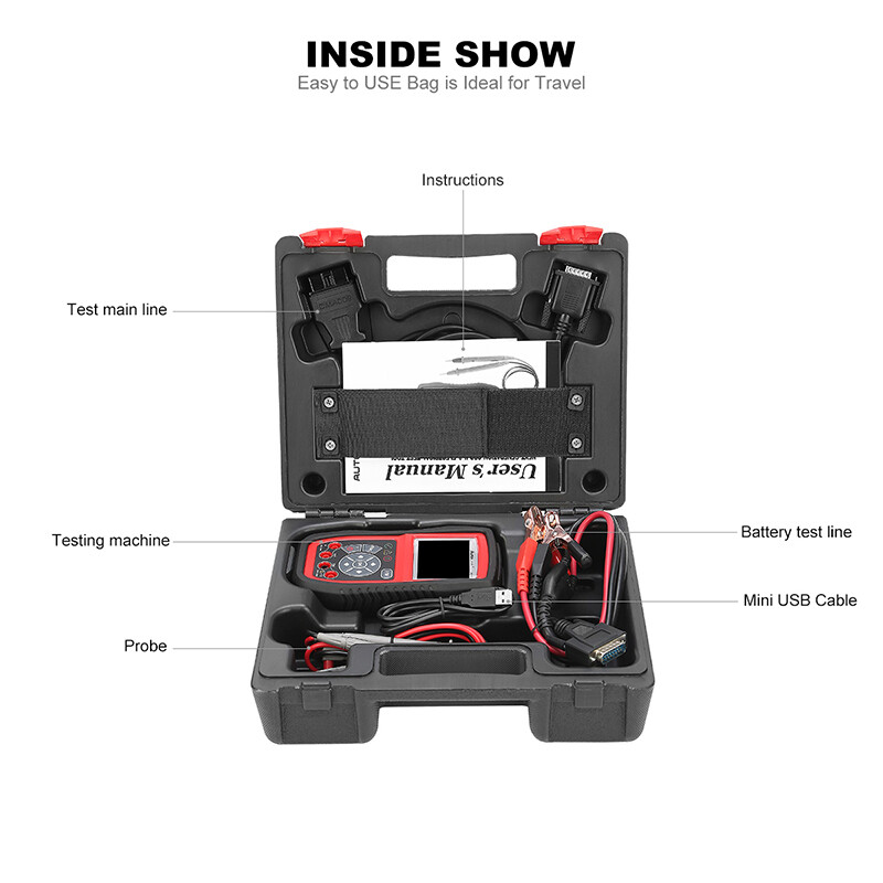 Autel AutoLink AL539B Electrical Battery Tester OBD2 Code Reader Diagnostic Tool