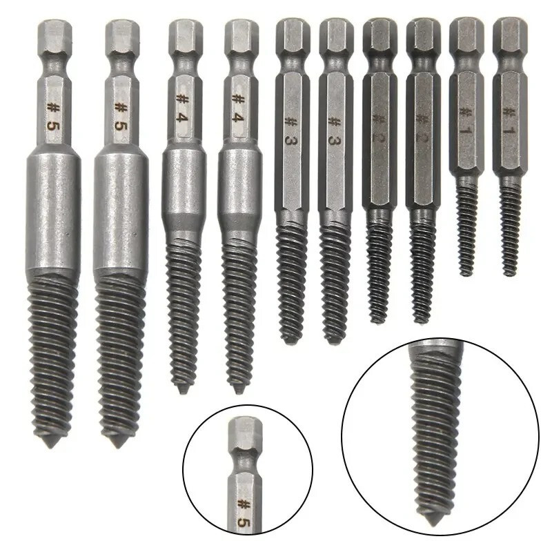 5/10 piezas Juego de extractor tornillos dañados Kit extracción