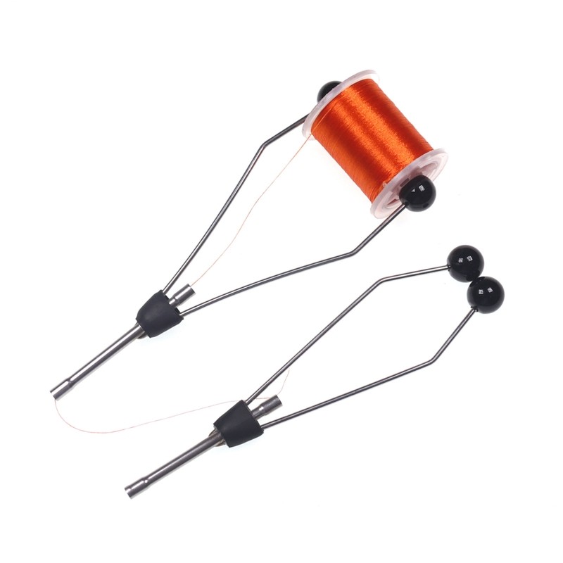 1PC Fly Tying Bobbins Holds Ceramic + Metal Bobbins Threader Spools Tool