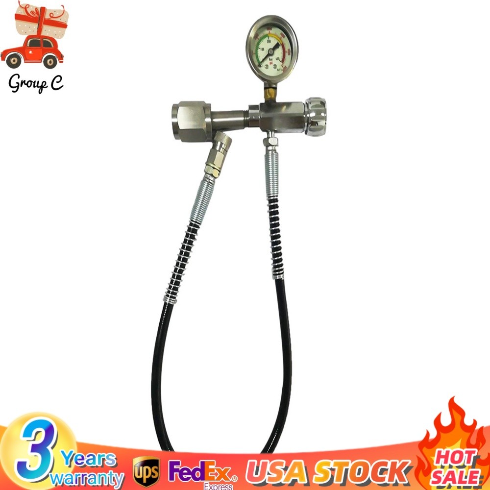 CGA347 Paintball Fill Station Kit PCP SCBA Charging Refill Adapter with Hose HPA