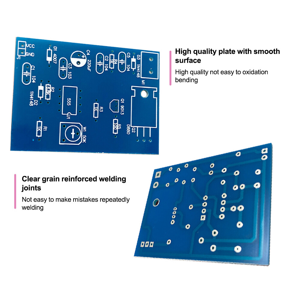 DC4.5V NE555 Pulse Width Motor Speed Controller Kit DIY Teaching Electronic
