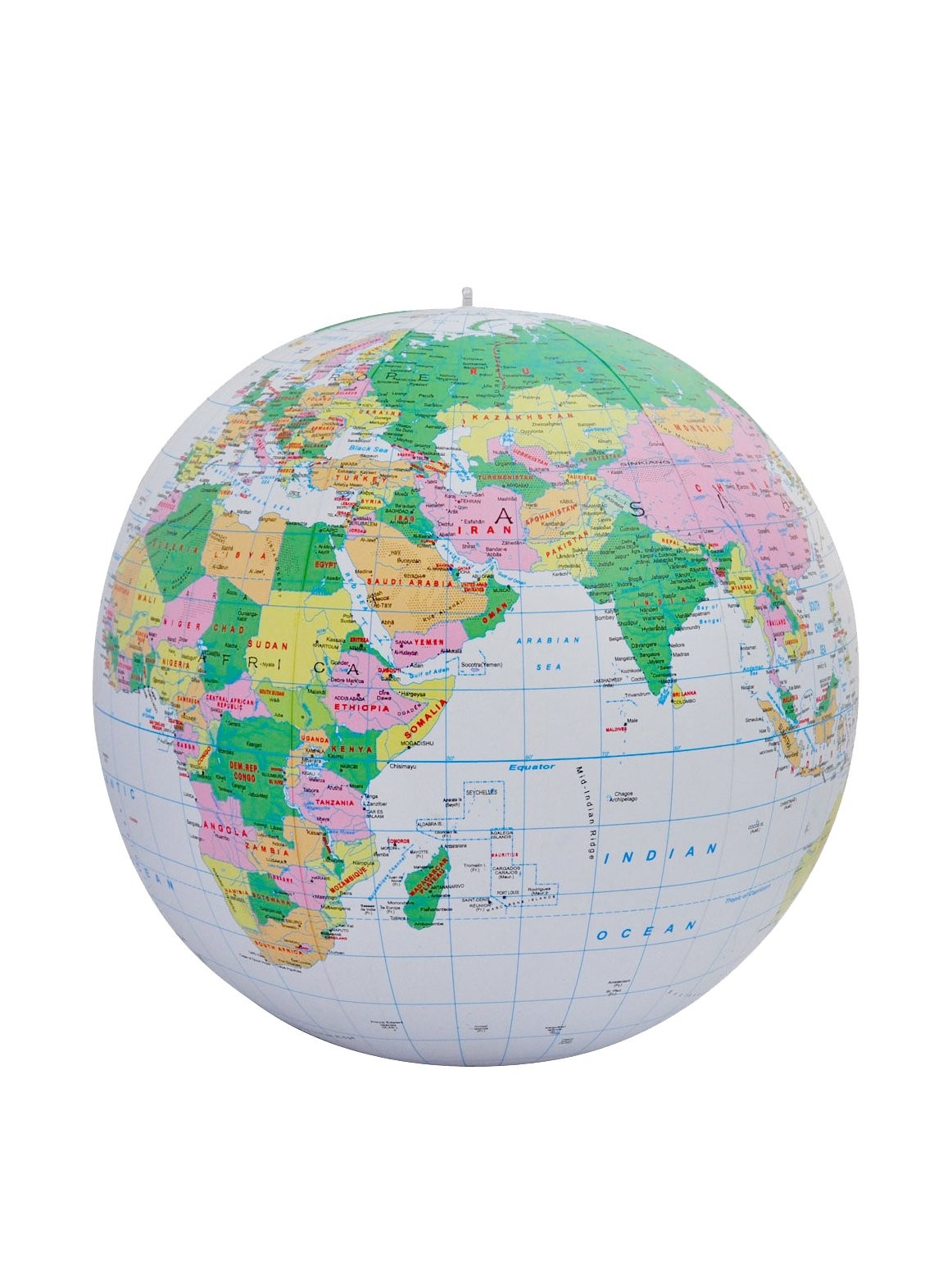 Replogle Jet Creations Inflatable Globe, Political, Light Blue, 24"