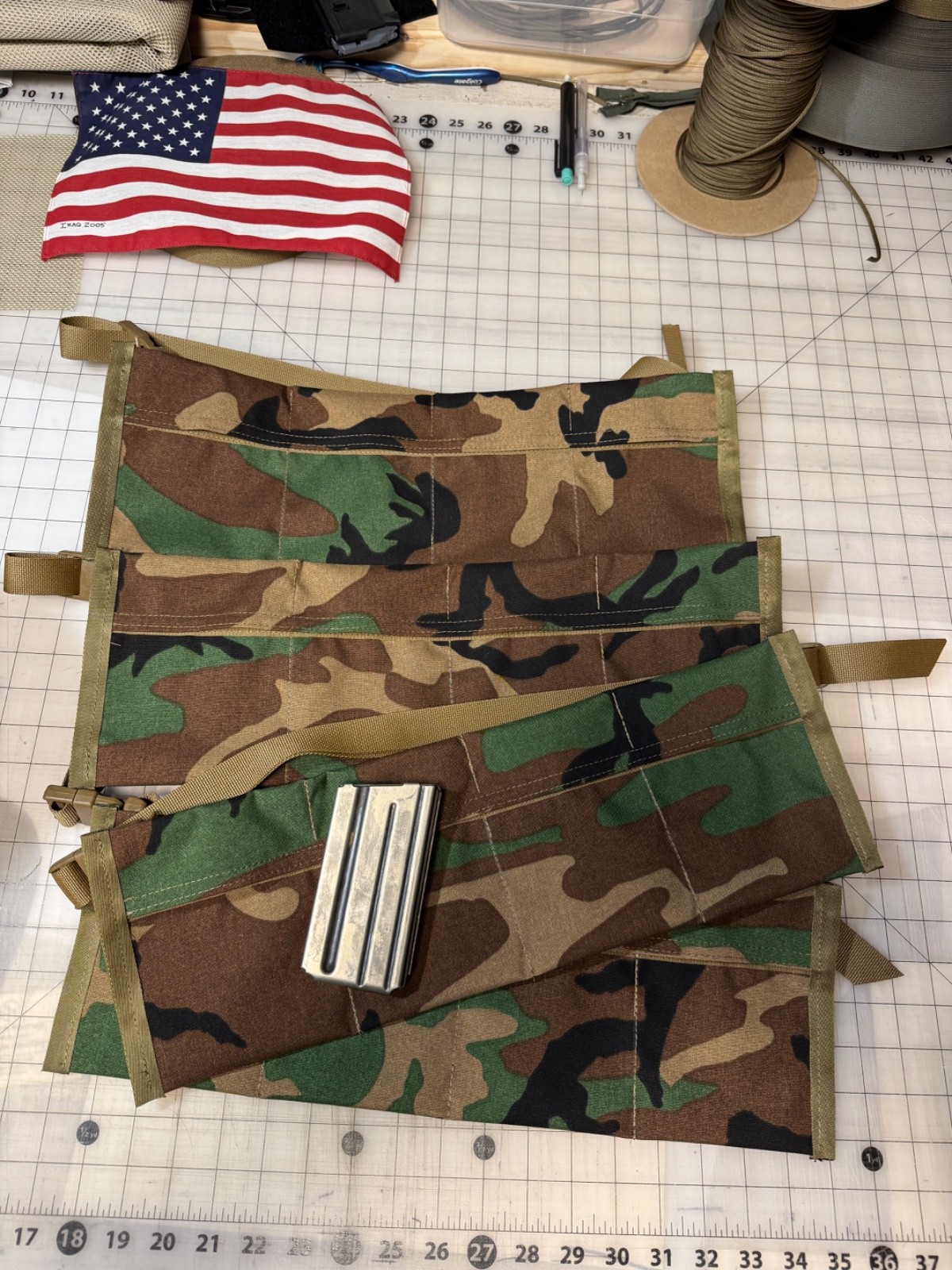 Eight Ball Gear mag bandoleer/bandolier for USGI style mags M81 Woodland Camo!
