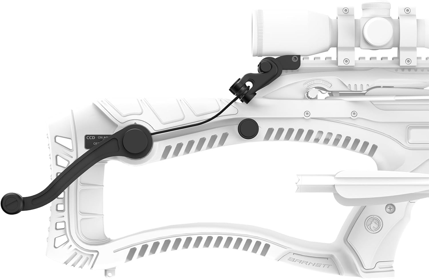 Black Crossbow Crank Cocking Device - 93% Resistance, Easy Installation