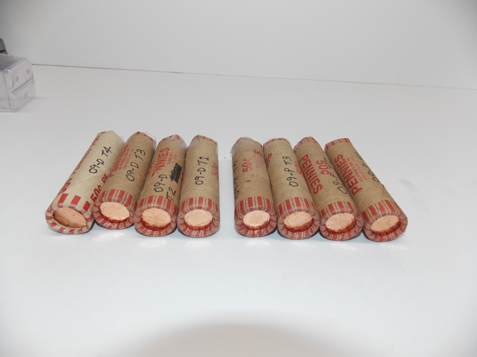 2009 Lincoln Bicentennial Cent Union Shield Rolls P&D 8 Rolls FREE SHIPPING
